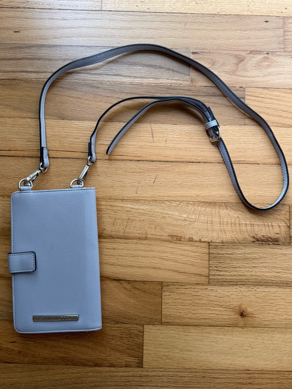 Steve Madden Light Blue Crossbody Phone Case Wallet
